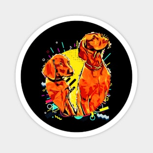 Two Dogs Magnet